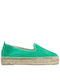 Hamptons Suede Γυναικείες Εσπαντρίγιες σε Πράσινο Χρώμα