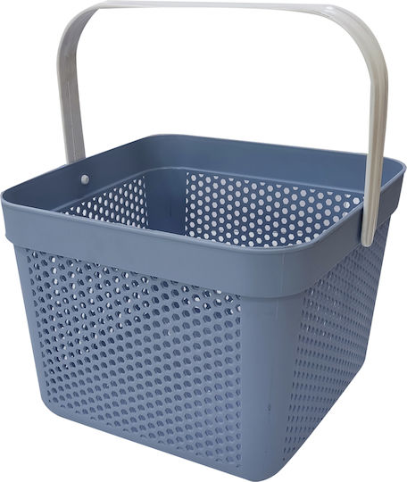 TnS Storage Basket Plastic Blue 8lt 1pcs