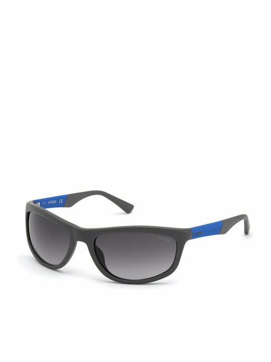 Guess Мъжки Слънчеви очила с Сив Пластмасов Рамка и Сив Леща GU6974 20B