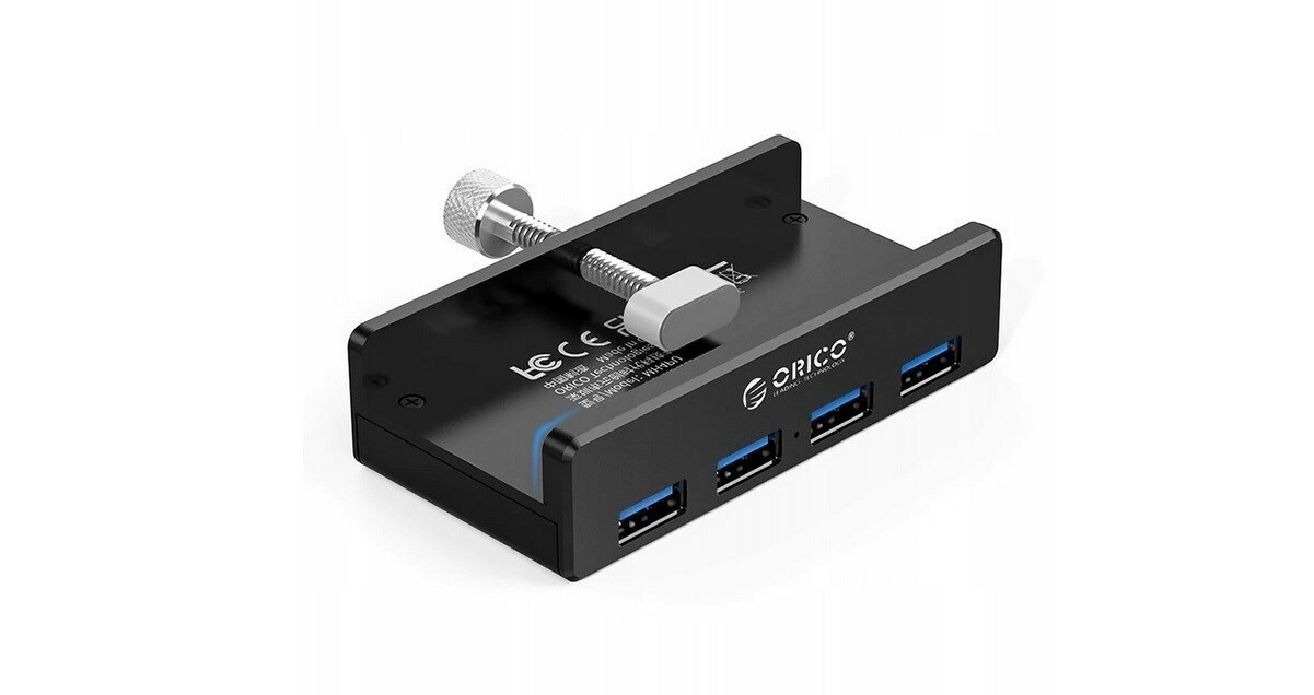 Orico MH4PU-P USB 3.0 Hub 4 Θυρών με σύνδεση USB-A (MH4PU-P-BK-BP ...