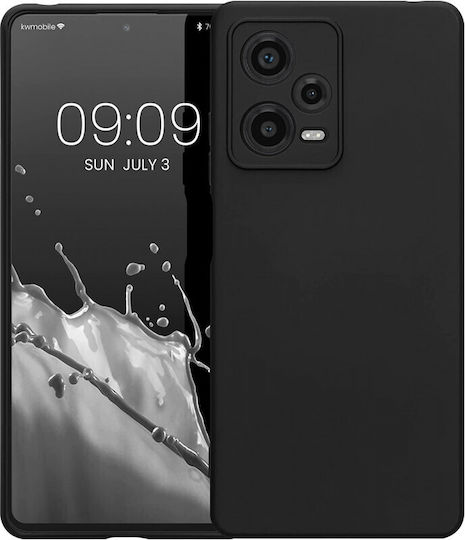 KWmobile Back Cover Σιλικόνης Μαύρο (Redmi Note 12 Pro / Poco X5 Pro)