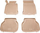 Sahler Set of Front and Rear Mats 4pcs Tray Type for BMW Series 5 / E39 1996-2003 Black