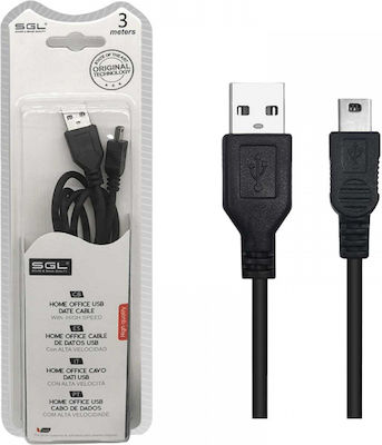 SGL 3m USB 2.0 Cable A-Male to mini A-Male (097190)