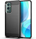 Techsuit Carbon Задна корица Силикон Черен (OnePlus 9 Pro)