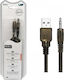 SGL USB 2.0 Кабел USB-A мъжки - 3,5 мм мъжки Черен 5м 097565