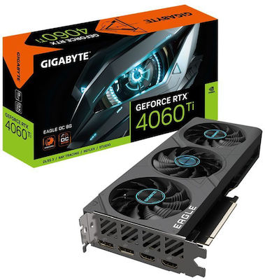 Gigabyte GeForce RTX 4060 Ti 8GB GDDR6 Eagle OC Κάρτα Γραφικών