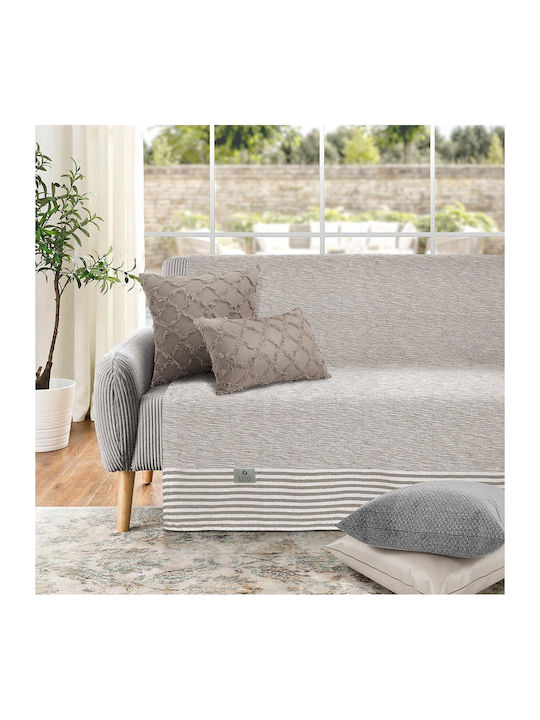 Lino Home Pricio Three-Seater Sofa Throw 170x280cm