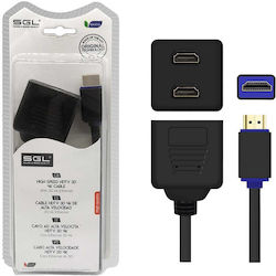 SGL 095912 HDMI Male to HDMI 2x Female SGL 095912 HDMI Male to HDMI 2x Female