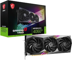 MSI GeForce RTX 4060 Ti 8GB GDDR6 Gaming X Trio Κάρτα Γραφικών