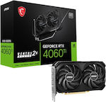 MSI GeForce RTX 4060 Ti 8GB GDDR6 Ventus 2X Black OC Graphics Card