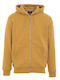 Superdry D1 Ovin Essential Men's Sweatshirt Jacket with Hood Mustard Yellow Marl