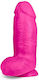 Blush Au Naturel Bold Chub Glass Dildo with Bal...