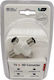 SGL 1334-1 Converter Coaxial 2x male to Coaxial 2x female White 1pcs