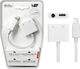 SGL Converter Lightning male to 3.5mm / Lightning female White 1pcs 096087