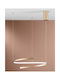 Fan Europe Led-Moma-S60 Hängelampe Gold 60x12x150cm.