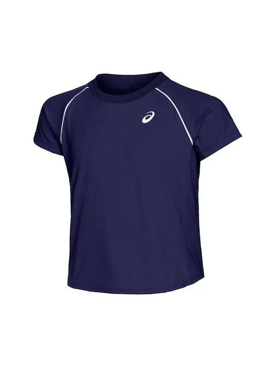 ASICS Kinder Shirt Kurzarm Blau