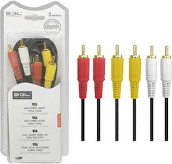 SGL Cable Composite male - Composite male 3m (096100)