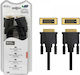 SGL 1.5m DVI-D male to DVI-D male Cable Black (095042)