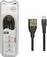 SGL USB 2.0 Cablu USB-A female - micro USB-A Negru 5m 097534