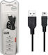 SGL USB 2.0 Кабел USB-A мъжки - мини USB-A мъжки Черен 1.5м 097183