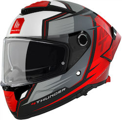 MT Thunder 4 SV Pental Full Face Helmet DOT / ECE 22.06 1500gr Pental B5 Red Matt Pearl MTH000KRA420