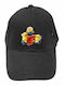 Takeposition Kids' Hat Jockey Fabric Minnion waiting Black