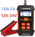 Konnwei KW520 Ψηφιακό Battery Tester με Κροκοδειλάκια