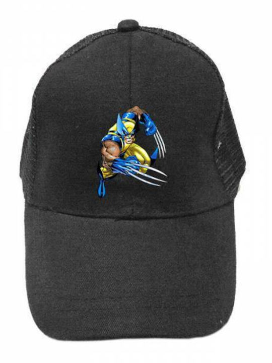 Takeposition Pălărie pentru Copii Jockey Tesatura Wolverine Negru