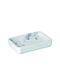 Dimitracas Resin Soap Dish Countertop White