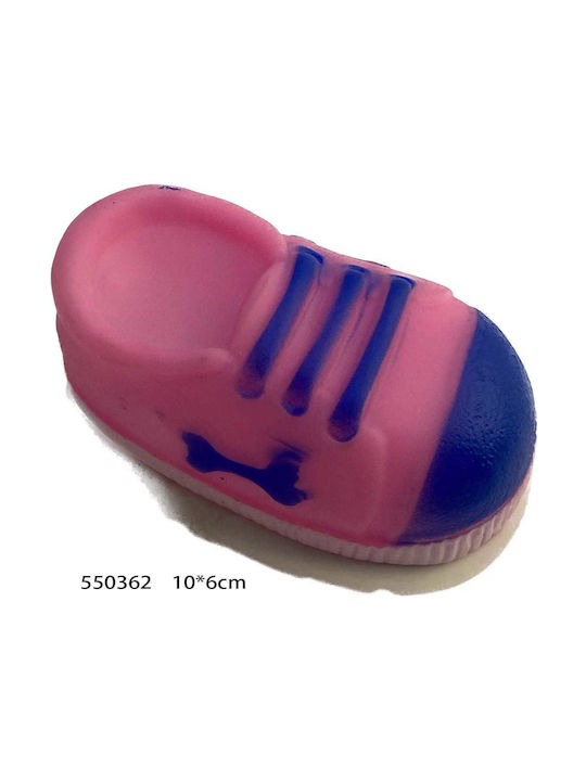 Toy Dog made of Rubber 10εκ. Pink 12pcs