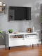 White TV Stand L100xD34.5xH44.5cm