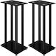 vidaXL Speaker Stands in Black Color