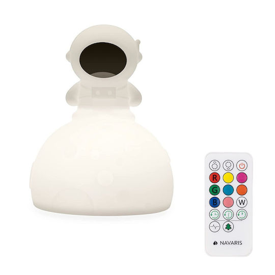 Navaris Led Kids Decorative Lamp Astronaut with Color Changes White