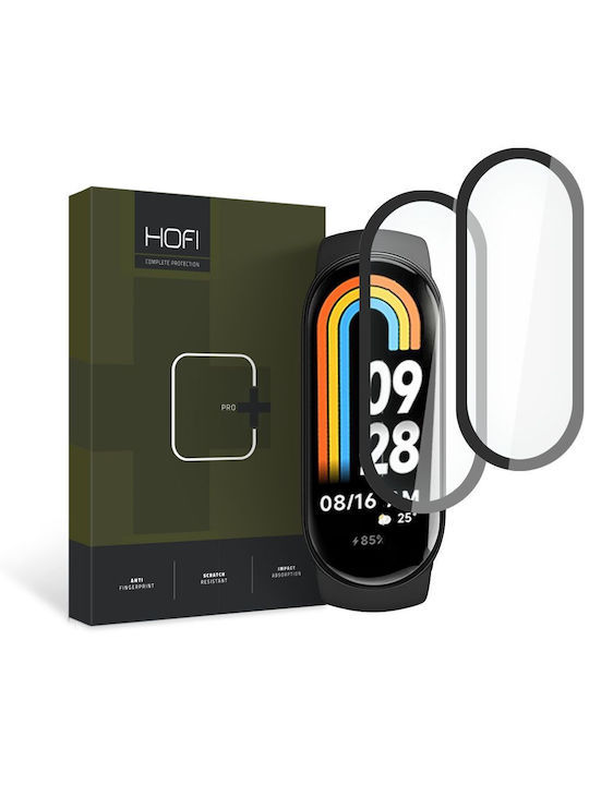 Hofi Hybrid PRO+ 2-Pack Gehärtetes Glas für Smart Band 8 / 8 NFC Black