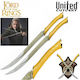 United Cutlery Lord of the Rings Fighting Knives of Legolas Replica Item Length 56.83cm in Scale 1:1