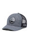 Mt Hood Circle Patch Men's Trucker Cap Gray