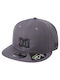 DC Headwear Empire Fielder Jockey mit geradem Schirm Gray