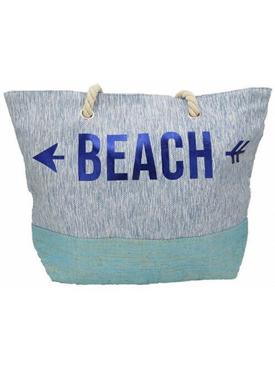 Beach Bag BEACH Sea Bag with navy handle Ref.No.13423