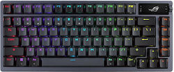 Asus ROG Azoth Fără fir Tastatură de Gaming 75% cu ROG NX Red întrerupătoare și iluminare RGB Negru