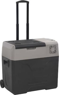 vidaXL Frigider portabil electric 40lt Negru 51782