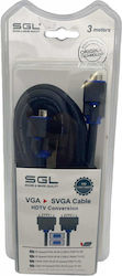 SGL VGA male - VGA male 095073