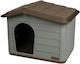 Hundehaus Kunststoff Außenbereich Gray 73x60x57cm