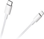 Rebel USB-C to Lightning Cable Λευκό 1m (RB-6009-100-W)