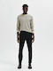 Selected Men's Trousers Chino in Slim Fit Black