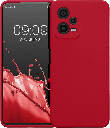 KWmobile Rubberized Back Cover Silicon 1.3mm Sweet Cherry (Redmi Note 12 5G / Poco X5 5G)