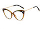Techsuit F93308 Γυναικεία Γυαλιά Προστασίας Οθόνης Cat Eye σε Καφέ Χρώμα