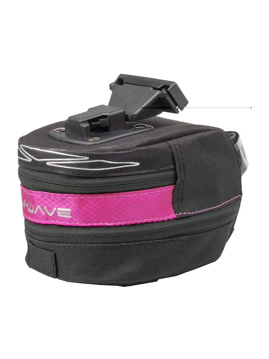 M-Wave Tilburg Bicycle Saddle Bag Black/PInk 12...