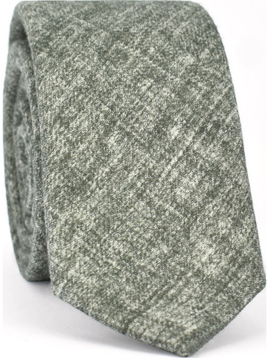 Boss Men's Tie Wool Knitted Printed in Gray Color