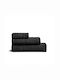 Melinen Handtuch Fresca 30x50εκ. Schwarz Gewicht 500gr/m²