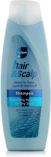 Xpel Medipure Hair Scalp Hidratare Σampon împotriva Mătreaței pentru Toate Tipurile de Păr 400ml